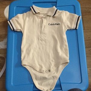 Calvin Klein baby onesie